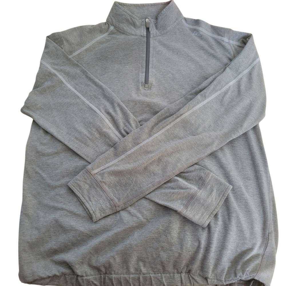 Tasc Performance 1/4‎ Zip Pullover Men's Medium Gray Bamboo
